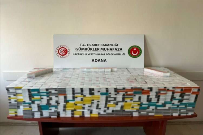 Adana'da kamyondan 18 bin 700 paket kaçak sigara çıktı