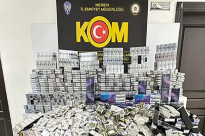 Mersin polisinden kaçakçılara operasyon