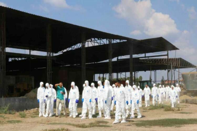 Salgın hastalıklara hazırlık eğitimi ve tatbikatı düzenlendi