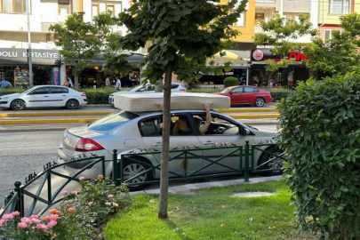 Öğrencilerden ilginç taşıma yöntemi şaşırttı