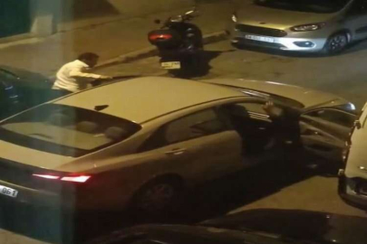 Esenyurt'ta caddede bıçakla tehditler savurdu