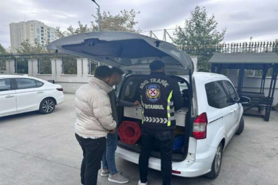 Çekici sürücüsüne 8 bin 751 lira para cezası verildi