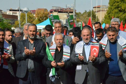 Kahramanmaraş'ta Filistin'e destek yürüyüşü düzenlendi