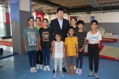 Uluslararası Cimnastik Federasyonundan depremzede sporculara malzeme desteği