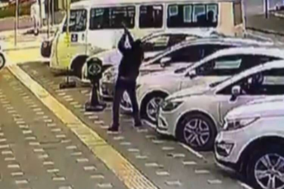 Baltayla park halindeki araçlara saldırdı