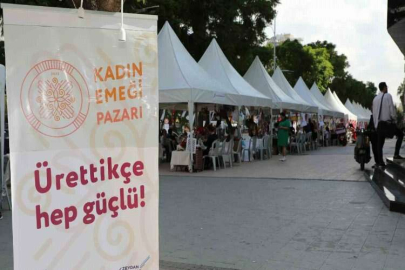 Kadın Emeği Pazarı’nda el emeği ürünler satışa sunuldu