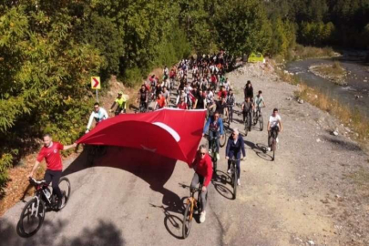 Pozantı'da bisiklet turu düzenlendi
