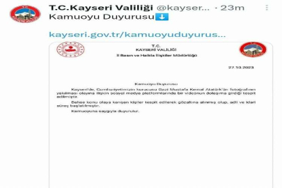 Atatürk’ün fotoğrafını yakan 3 kişi gözaltına alındı