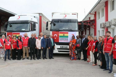 Gana'dan depremzede çocuklara çikolata bağışı