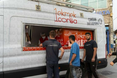 Mersin'de içleri ısıtan çorba ikramı başladı