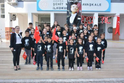 Öğrenciler Ata’yı özlemle andı