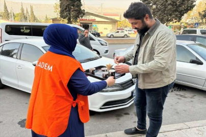 Kahramanmaraş'ta KADEM üyeleri İsrail'in Gazze'ye saldırılarını protesto etti