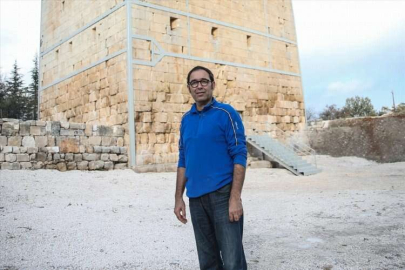 Uzuncaburç Antik Kenti'nde rahip kralların kaldığı 2400 yıllık kule restore edildi