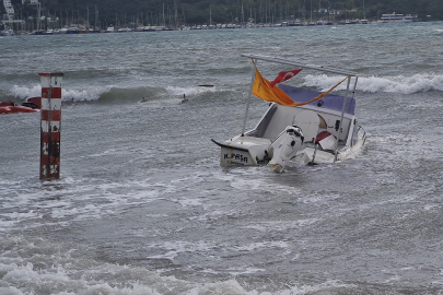 Bodrum’u fırtına vurdu