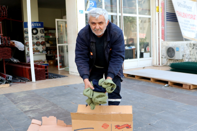 Televizyon siparişi verdi, bez geldi