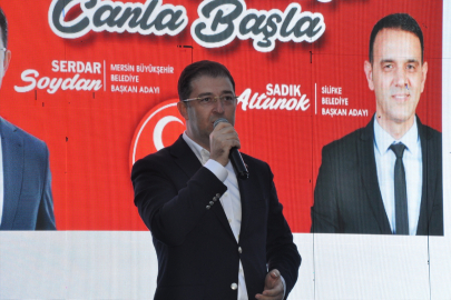 Cumhur İttifakı'nın Büyükşehir Belediye Başkan adayı Soydan, seçim ofisi açtı