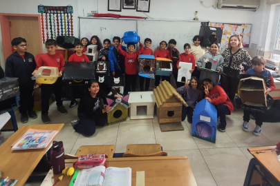 Ayşe Atıl İlkokulu öğrencilerinden örnek davranış