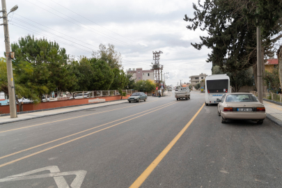 Mersin'de Huzurkent Mahallesi'nde Atatürk Bulvarı yenilendi