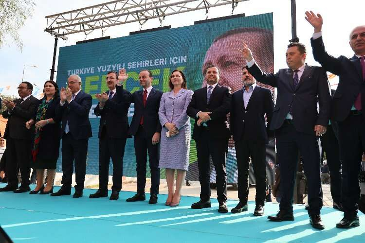 ak parti seçim ofisi açıldı