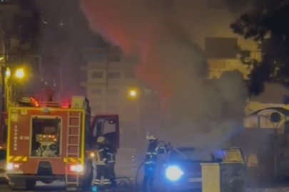 Hatay’da yıldırım düşmesiyle yangın çıktı