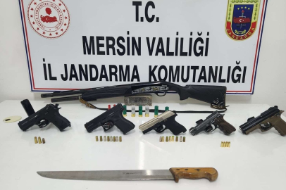 Mersin'de silah kaçakçılığı operasyonu