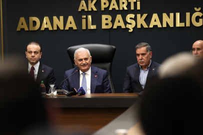 Binali Yıldırım, AK Parti Adana İl Başkanlığı ziyaretinde konuştu