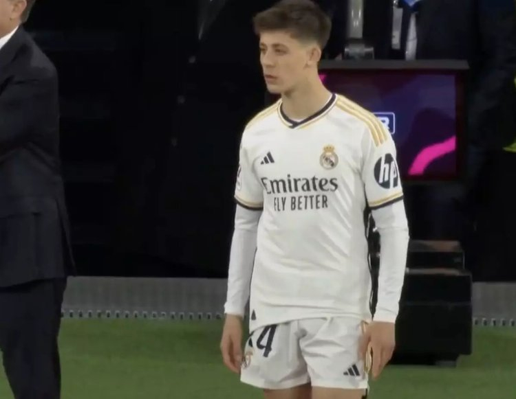 Arda Güler'in şanssız anı Real Madrid - Sevilla maçında oyuna girmek için kenarda beklerken Modric'in attığı golle şanssızlığını yaşadı 2