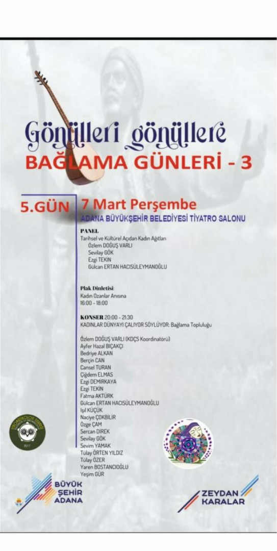 adana bağlama günleri