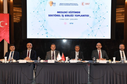 Şanlıurfa'da mesleki eğitimde sektörel iş birliği toplantısı düzenlendi