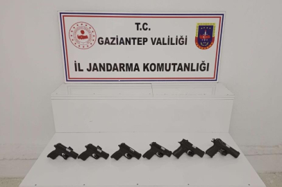Gaziantep'te silah kaçakçılığı operasyonunda 4 şüpheli yakalandı