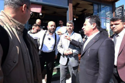 İYİ Parti Bodrum Başkan Adayı, CHP Muğla Büyükşehir Belediye Başkan Adayı ile gergin anlar yaşadı