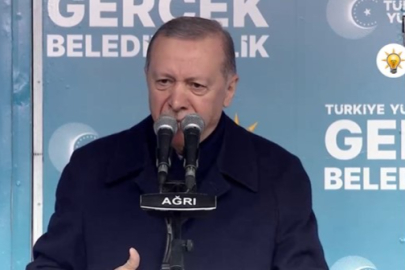Cumhurbaşkanı Erdoğan Ağrı'da 40 bin kişiye hitap etti