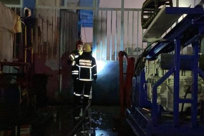Kocaeli Başiskele'de iş yerinde çıkan yangında yabancı uyruklu şahıs hayatını kaybetti