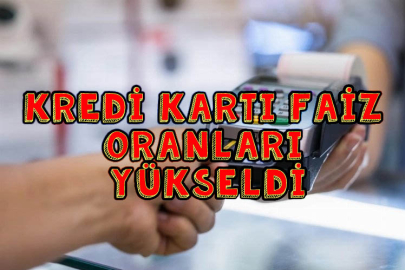 Kredi kartı işlemlerinde uygulanacak azami faiz oranı yükseldi