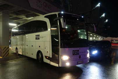 Fenerbahçe kafilesi stattan ayrıldı