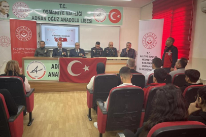 Osmaniye'de gaziler ve öğrenciler bir araya geldi