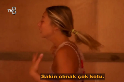Aleyna Kalaycı Survivor'da sinir krizi geçirdi