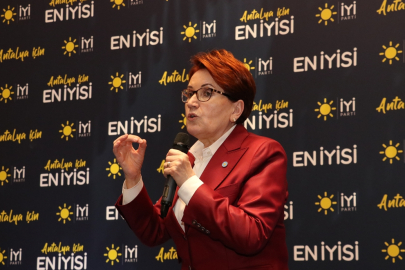 İYİ Parti Genel Başkanı Akşener, Antalya'da iftar programında konuştu