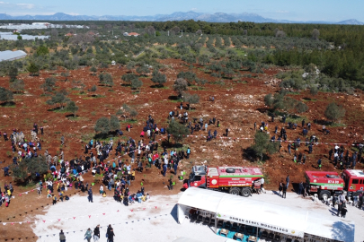 Antalya'da 21 Mart Dünya Ormancılık Günü kapsamında fidan dikimi yapıldı