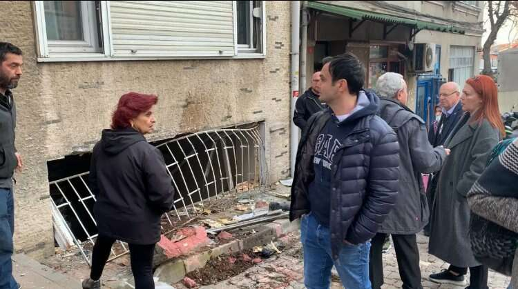 beşiktaş fren yerine gaza basan sürücü