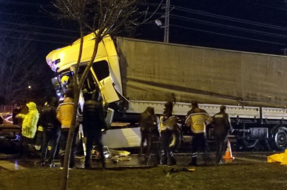 Konya Akşehir'de zincirleme kaza meydana geldi 