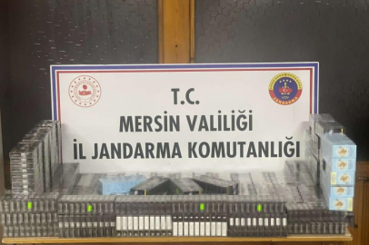 Mersin'de kaçak sigara üretim merkezine baskın