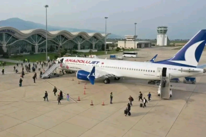 Hatay Havalimanı'na 14 ay aradan sonra seferler yeniden başladı