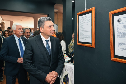 Antalya Valisi Şahin, otizmli çocukların sergisine katıldı