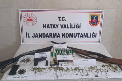 Hatay'da Jandarmadan 13 şahsa gözaltı