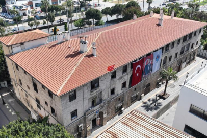 Mersin'de tarihi taş bina, kent müzesine dönüştürülmek üzere restore ediliyor