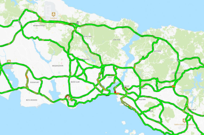 İstanbul trafiği bayramda ferahladı: Yol haritası 'Yeşile' döndü
