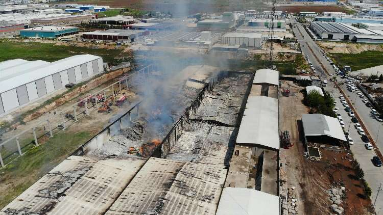 şanlıurfa tekstil fabrikası yangın