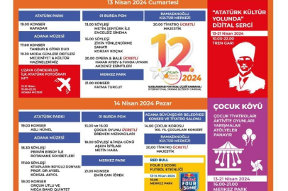 Türkiye Kültür Yolu Festivali, Adana'da Portakal Çiçeği Karnavalı ile başlıyor