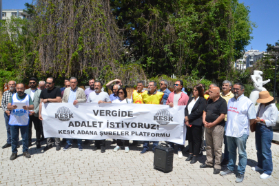 KESK üyeleri vergide adalet istedi